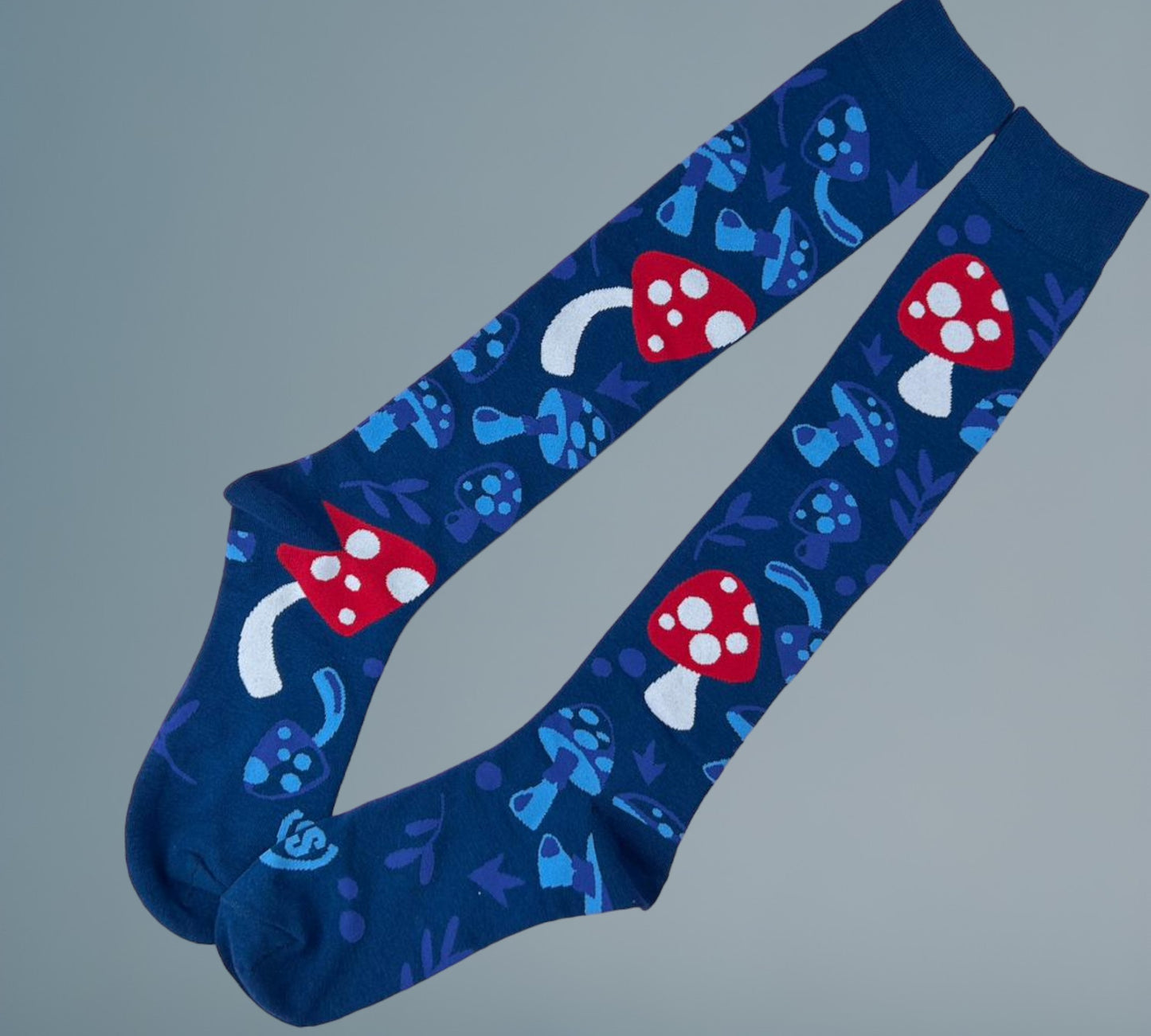 Mignons champignons - Chaussettes aux genoux