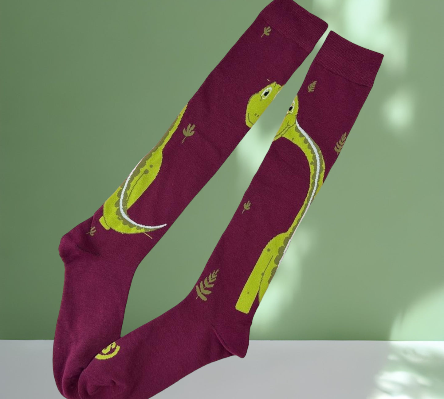 Edgar le dinosaure - Chaussettes aux genoux